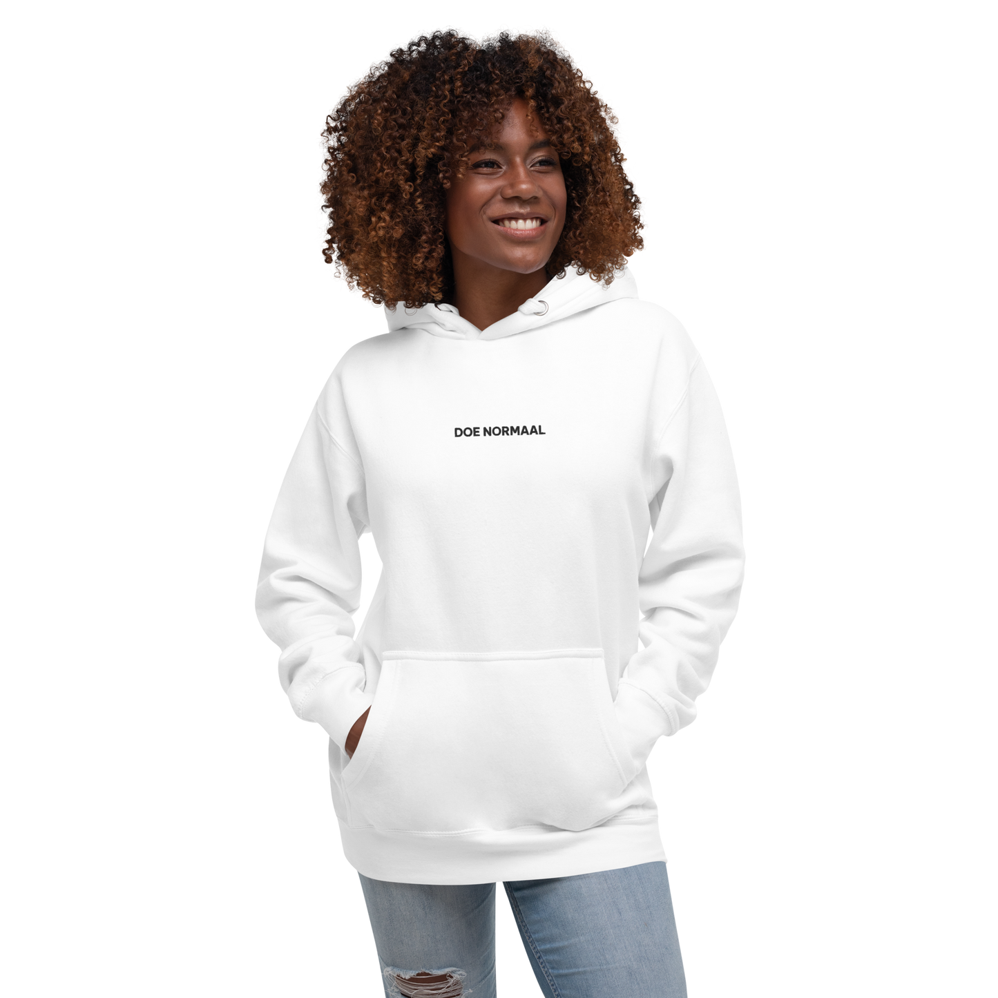 Doe normal Hoodie Branco