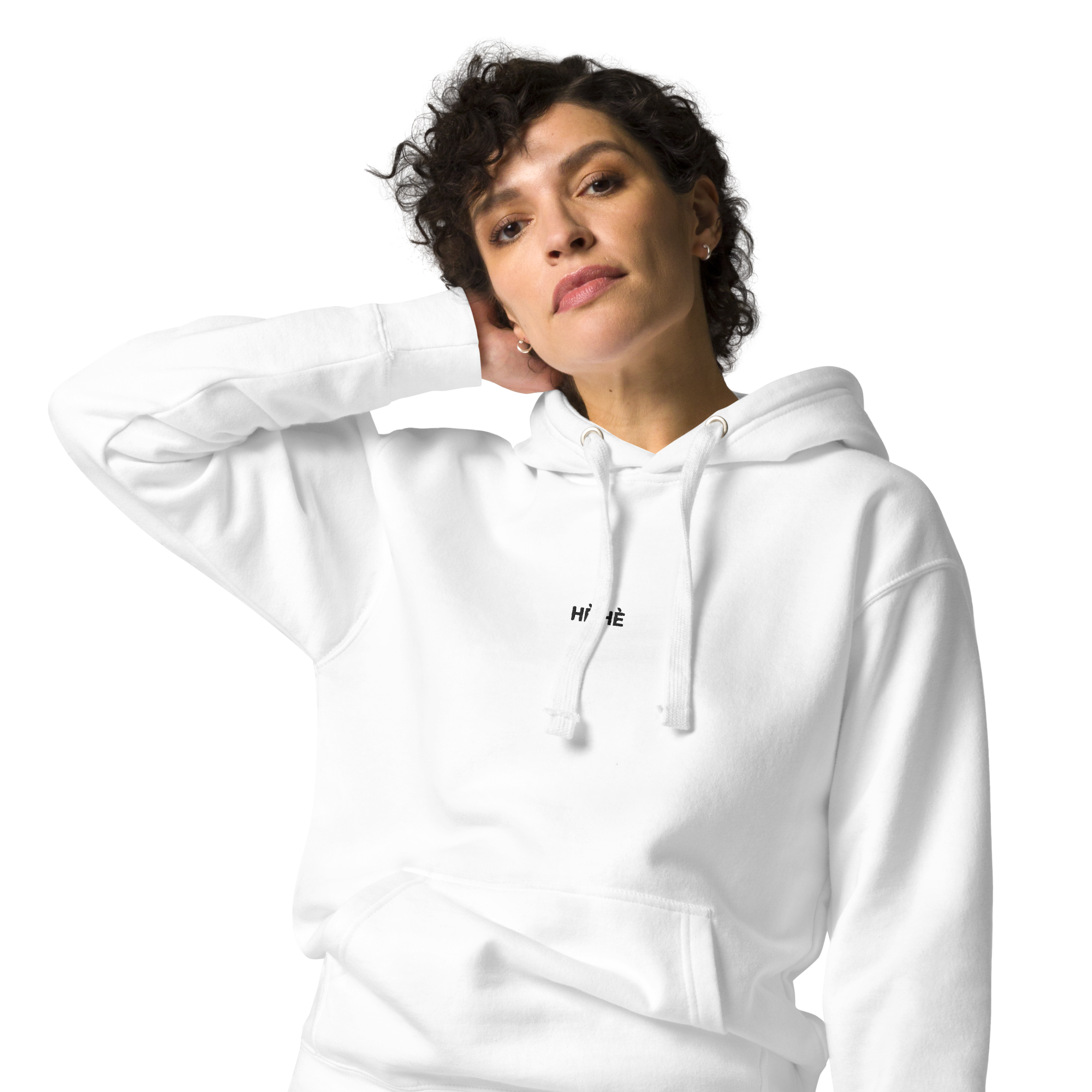 Hè Hè Hoodie - White